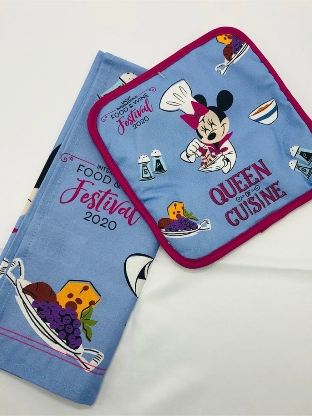 Disney Parks - EPCOT Food & Wine Festival 2020 Kitchen Towel & Potholder Set